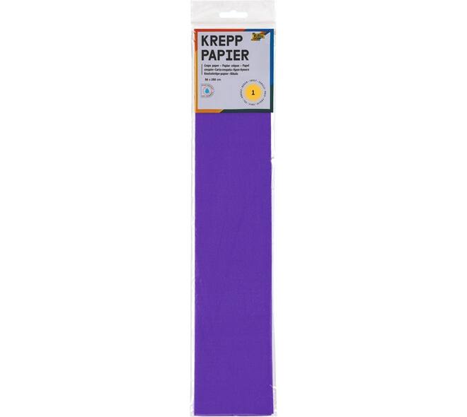 Crêpepapier Folia 50x250cm 10vel 122 donkerviolet