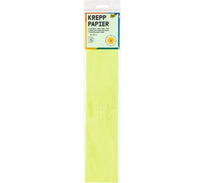 Crêpepapier Folia 50x250cm 10vel 145 lichtgroen