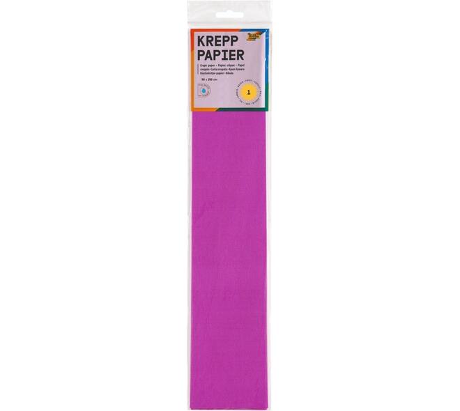 Crêpepapier Folia 50x250cm 10vel 154 donkerroze