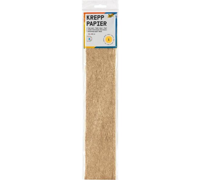 Crêpepapier Folia 50x250cm 10vel 9125 goud