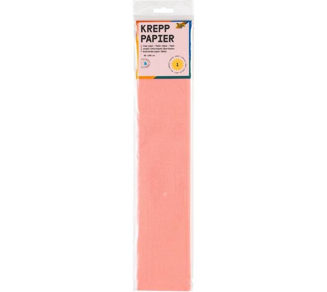 Crêpepapier Folia 50x250cm 10vel 176 roze