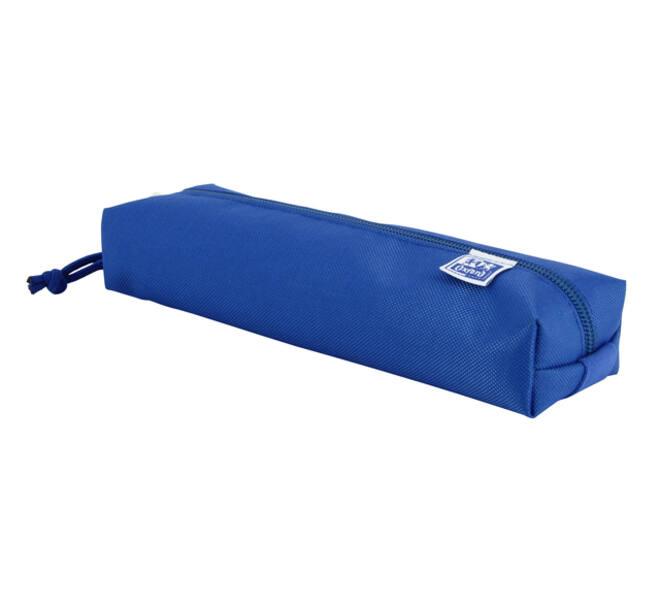 Pennenetui Oxford rechthoek blauw
