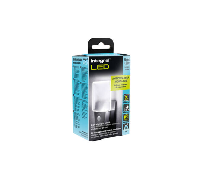Led nachtlamp Integral 4000K koel wit 0.5W 220V 7lumen sensor