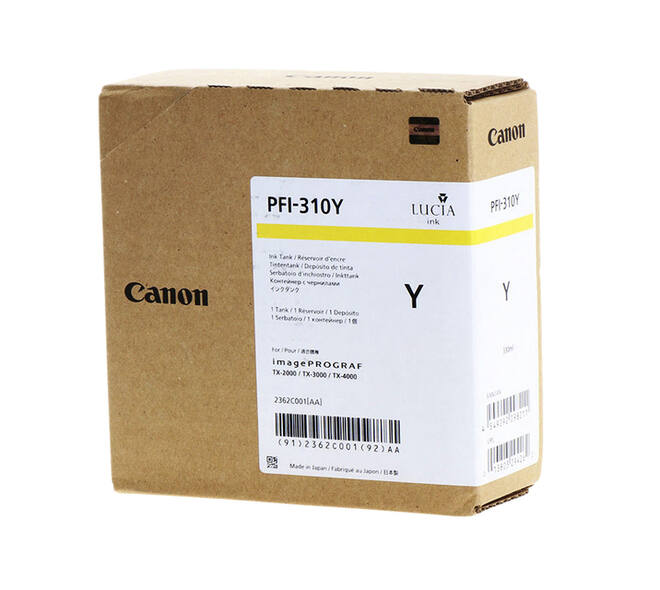Inktcartridge Canon PFI-310 geel