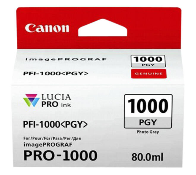 Inktcartridge Canon PFI-1000 foto grijs