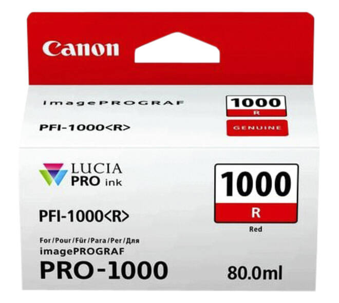 Inktcartridge Canon PFI-1000 rood