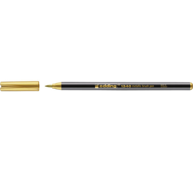 Brushpen edding 1340 metallic goud