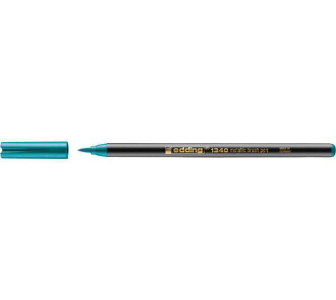 Brushpen edding 1340 metallic groen