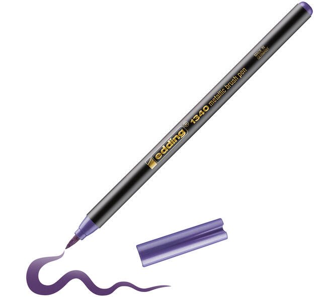 Brushpen edding 1340 metallic violet