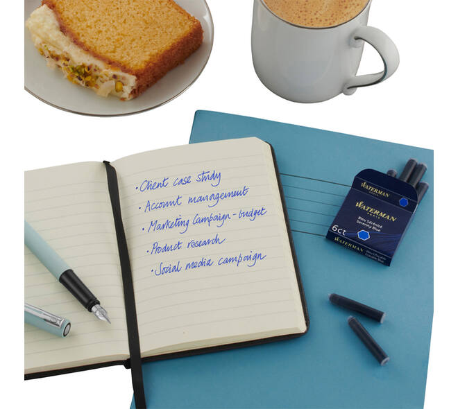 Vulpen Waterman Allure pastel blue CT fijn