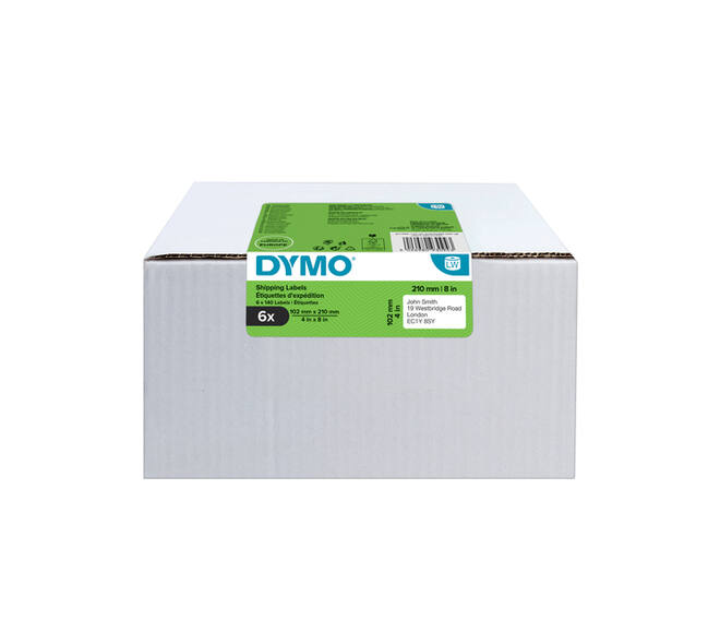 Etiket Dymo LabelWriter 5XL verzendlabel 102x210mm 6 rollen á 140 stuks wit