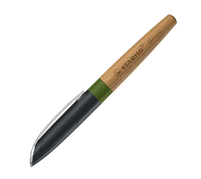 Vulpen STABILO Grow medium mosgroen/eiken