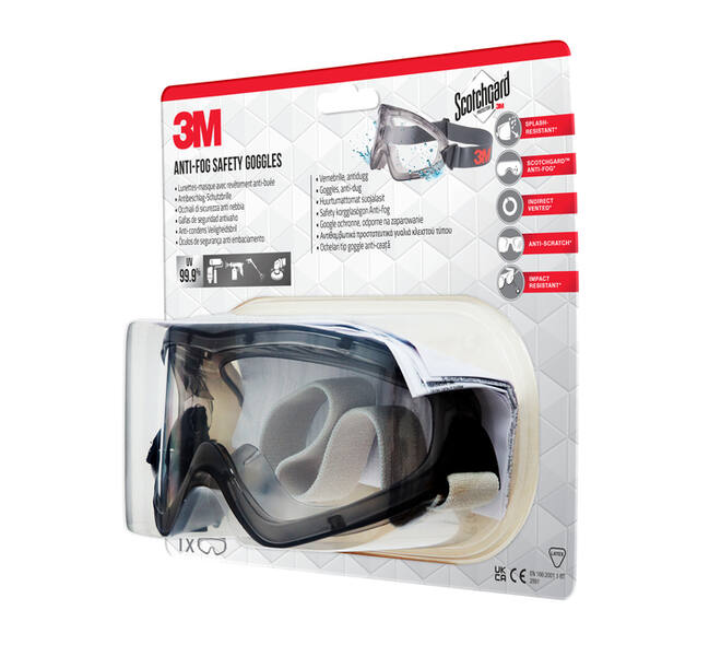 Ruimzichtbril 3M anti-fog Safety krasbestendig