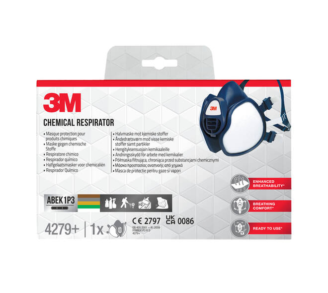 Masker 3M chemische stoffen FFABEK1 P3 D filters