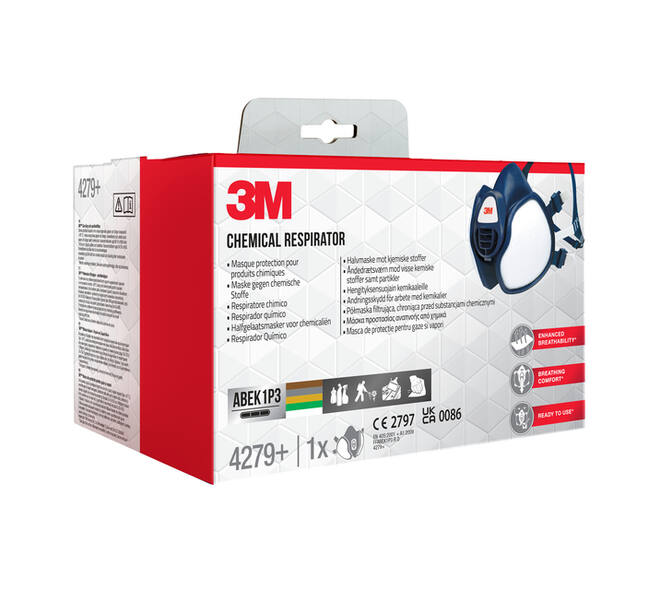 Masker 3M chemische stoffen FFABEK1 P3 D filters