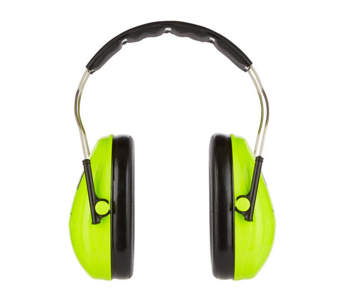 Oorkap 3M Peltor voor kinderen  H510AK (87-98 dB) neongroen