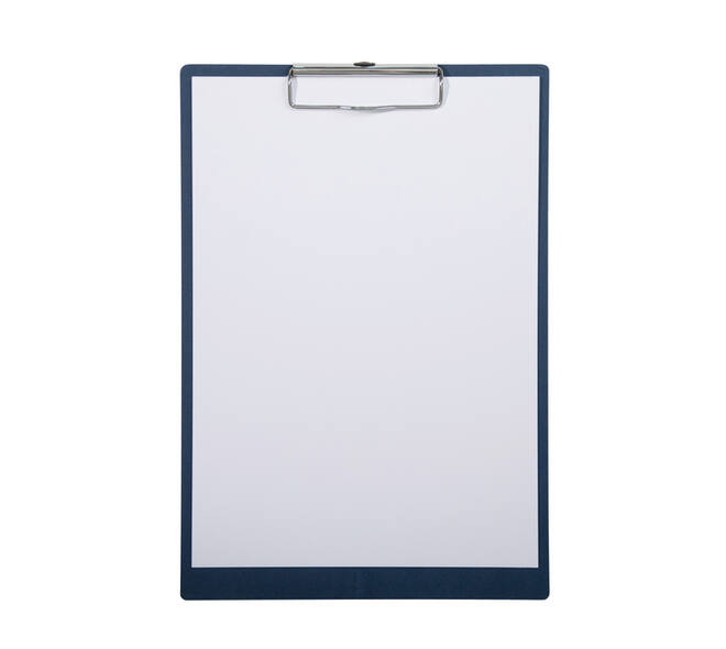 Klembord MAULbalance A4 staand versterkt 3mm karton blauw