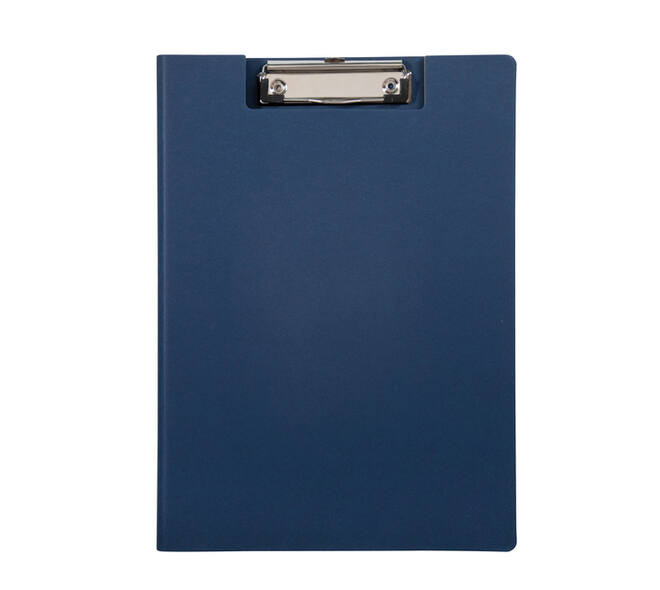 Klembordmap MAULbalance A4 versterkt karton rug 8mm blauw