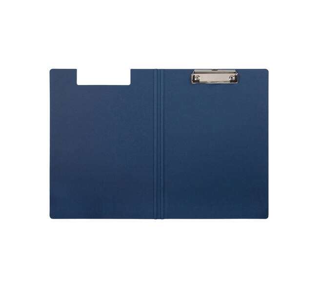 Klembordmap MAULbalance A4 versterkt karton rug 8mm blauw