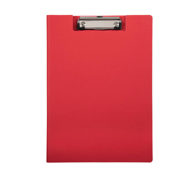 Klembordmap MAULbalance A4 versterkt karton rug 8mm rood