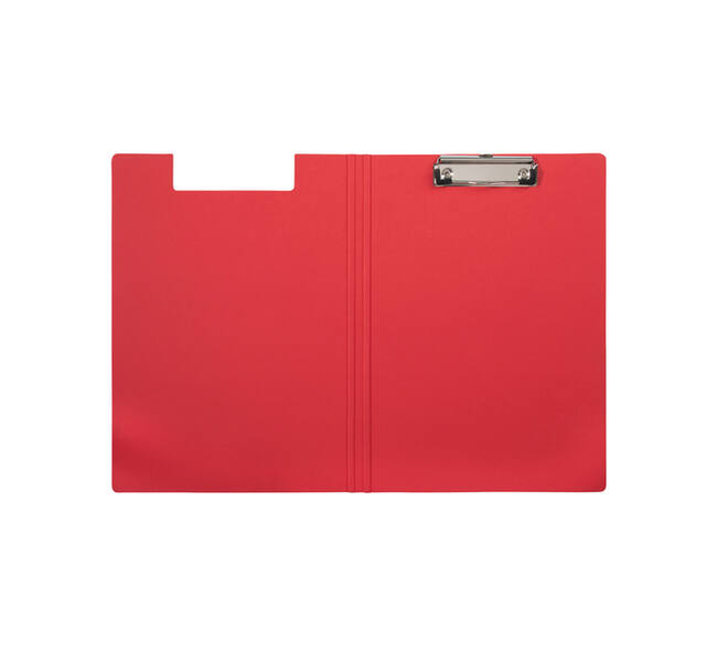 Klembordmap MAULbalance A4 versterkt karton rug 8mm rood