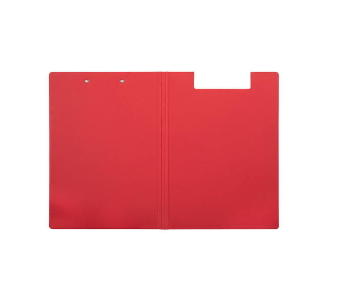Klembordmap MAULbalance A4 versterkt karton rug 8mm rood