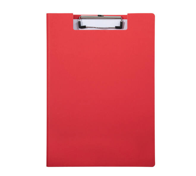 Klembordmap MAULbalance A4 versterkt karton rug 8mm rood