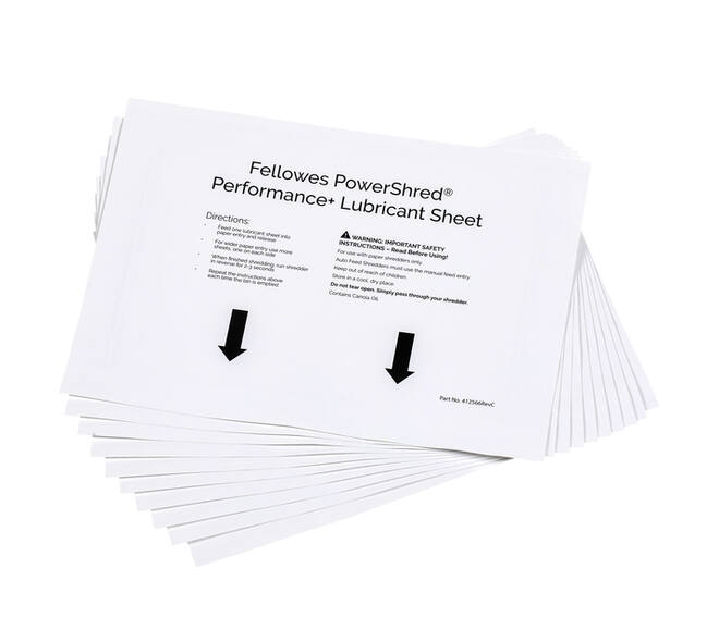 Olievellen voor papiervernietiger Fellowes Powershred Performance+ 10 vel