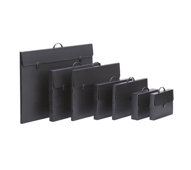 Tekenkoffer Favorit Every Line 375x270x80mm zwart