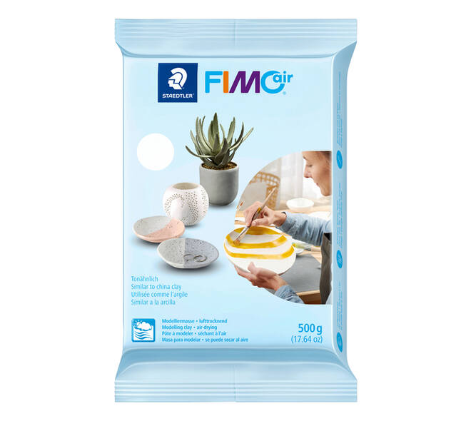 Boetseerklei Staedtler Fimo air 8100 500 gram wit