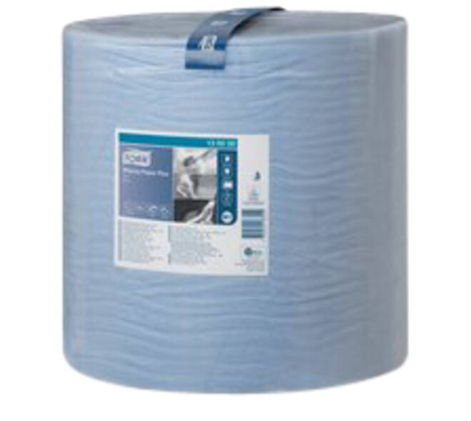Poetspapier Tork W1 Plus Premium 2-laags 1500 vel blauw 130050