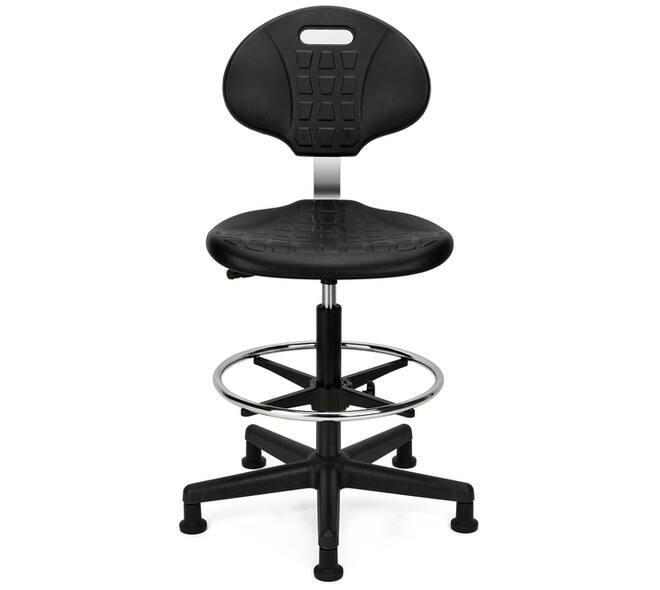 Werkstoel Euroseats Tarente Large zwart