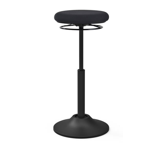 Zit-sta kruk Euroseats Mango zwart