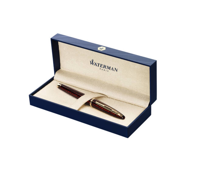 Vulpen Waterman Carène Marine amber GT medium
