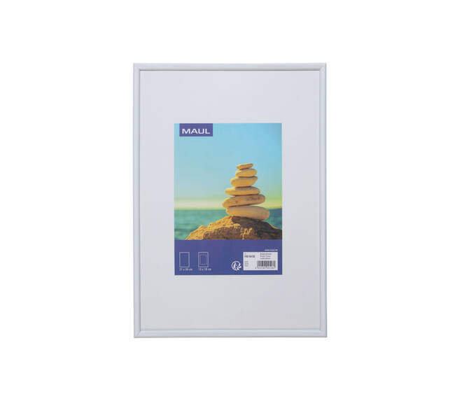 Fotolijst MAUL art 21x30cm kunststof frame wit