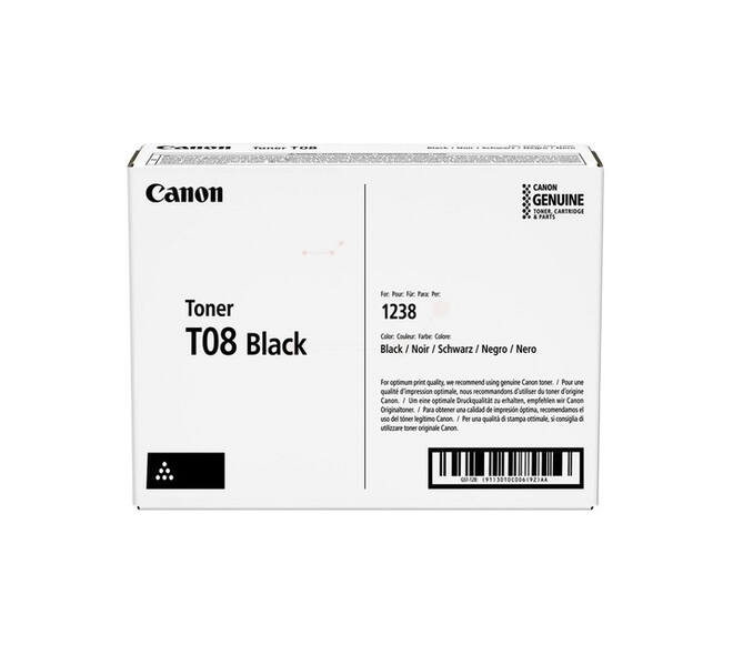 Tonercartridge Canon T08 zwart