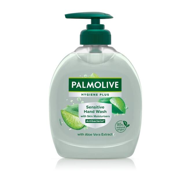 Handzeep Palmolive Plus Sensitive met Aloe Milde Verzorging 300ml