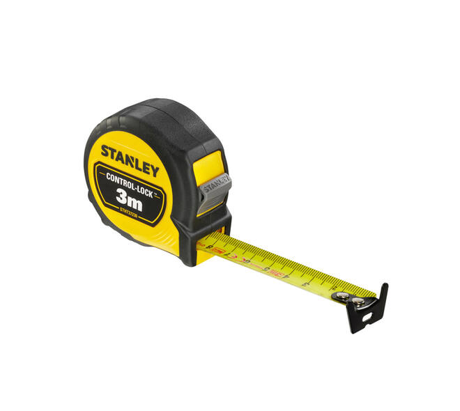 Rolmaat Stanley Control-Lock 3 meter 19mm