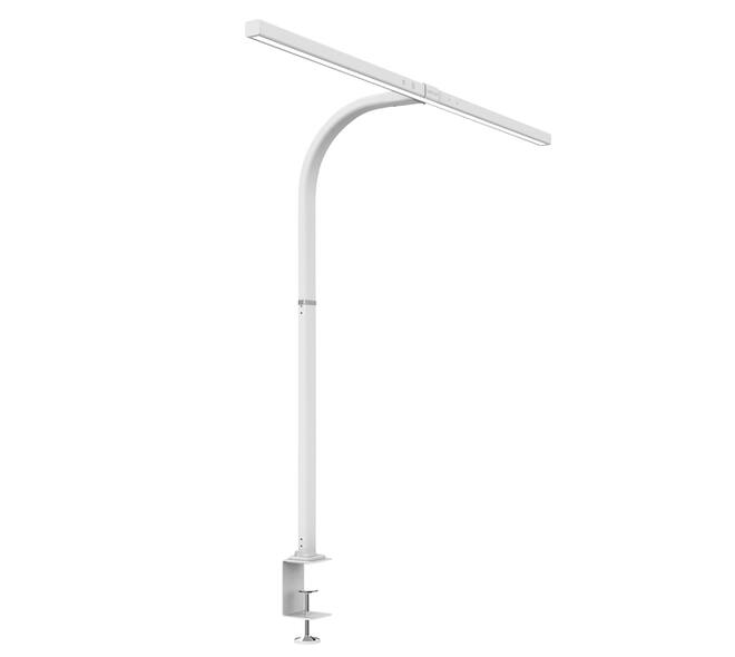 Bureaulamp Unilux Strata led tafelklem wit