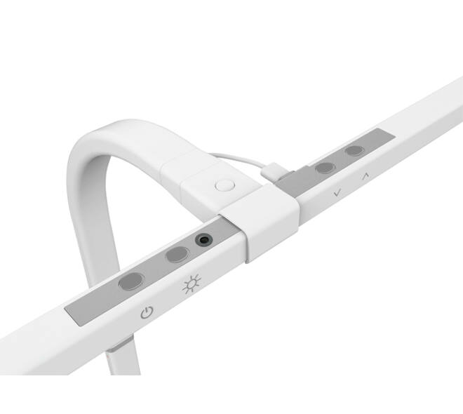 Bureaulamp Unilux Strata led tafelklem wit