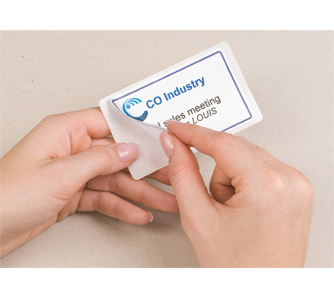 Naambadge etiket Avery J4785-20 80x50mm wit 200 stuks