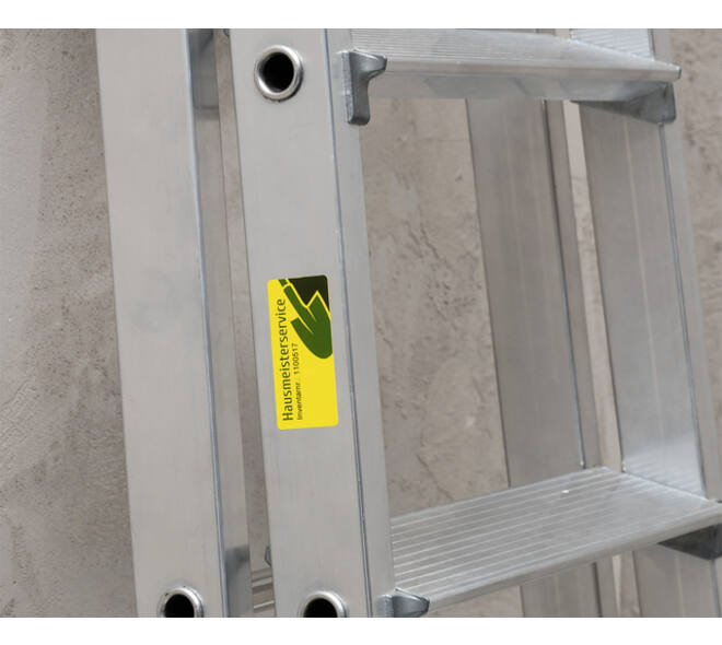 Etiket Avery L6111-20 210x297mm geel 20 stuks