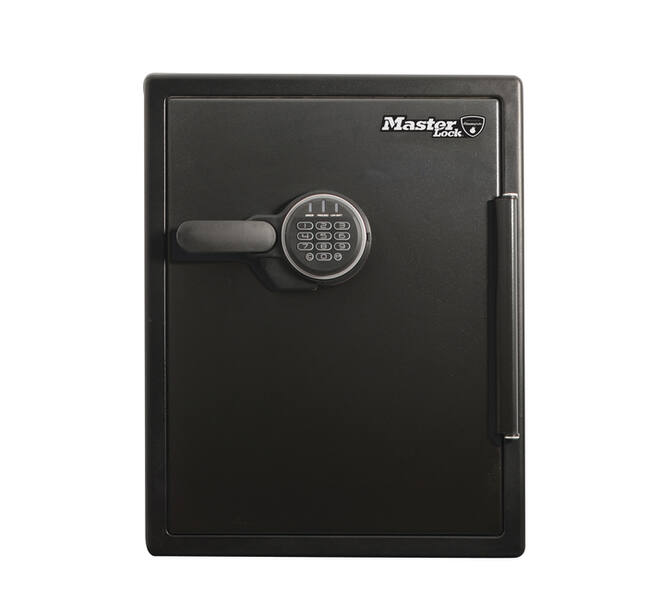 Kluis MasterLock brandvrij en waterdicht electronisch combi-slot XXL zwart ZA62