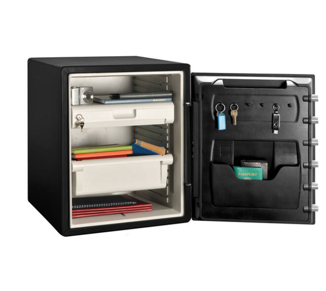 Kluis MasterLock brandvrij en waterdicht electronisch combi-slot XXL zwart ZA62