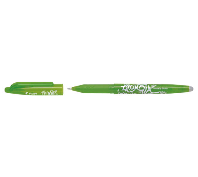 Rollerpen PILOT friXion medium lichtgroen blister à 1 stuk