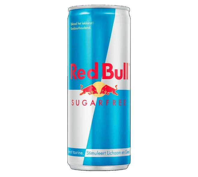 Energiedrank Red Bull sugarfree blik 250 ml