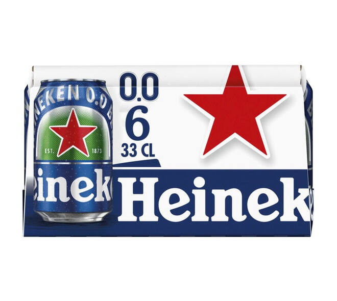 Bier Heineken 0.0% blik 330ml