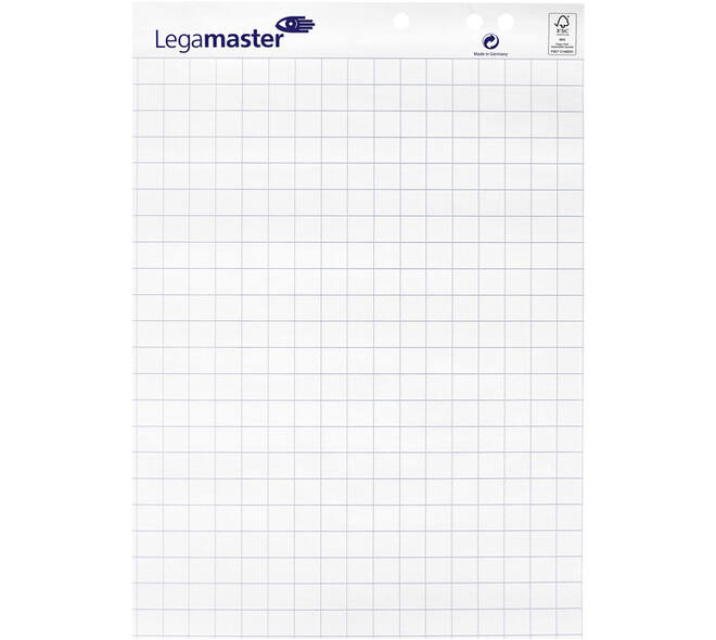 Flipoverpapier Legamaster ruit 20vel 5stuks
