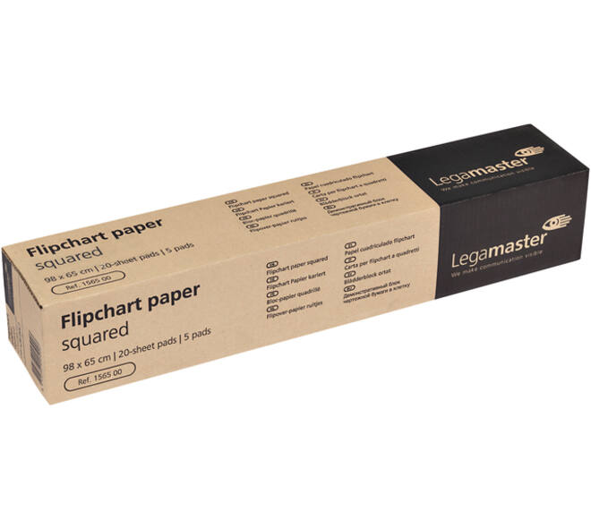 Flipoverpapier Legamaster ruit 20vel 5stuks