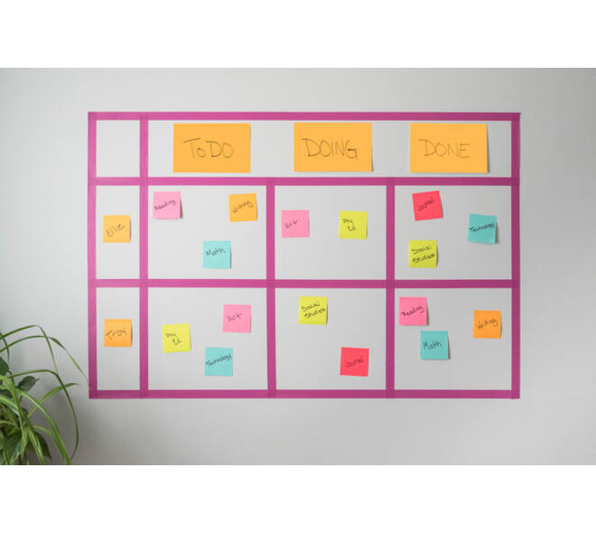 Memoblok Post-it 622 Super Sticky 47,6x47,6mm Cosmic 12 stuks